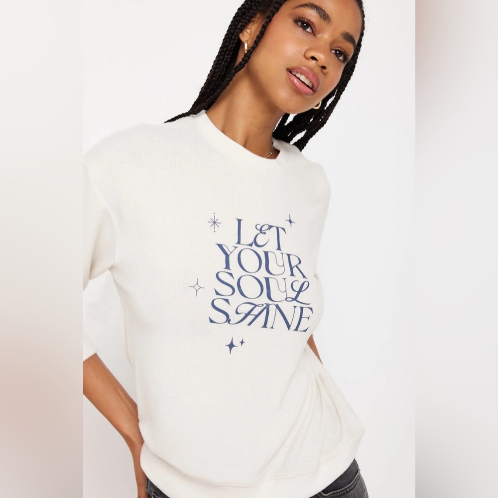 Spiritual Gangsta Soul Shine Savasana Pullover size Small